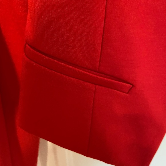 Forever 21 RED tailored jacket SMALL Christmas - Picture 4 of 5